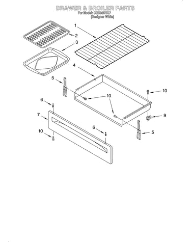 Drawer and broiler