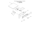 Whirlpool LDR3822HQ1 top and console diagram