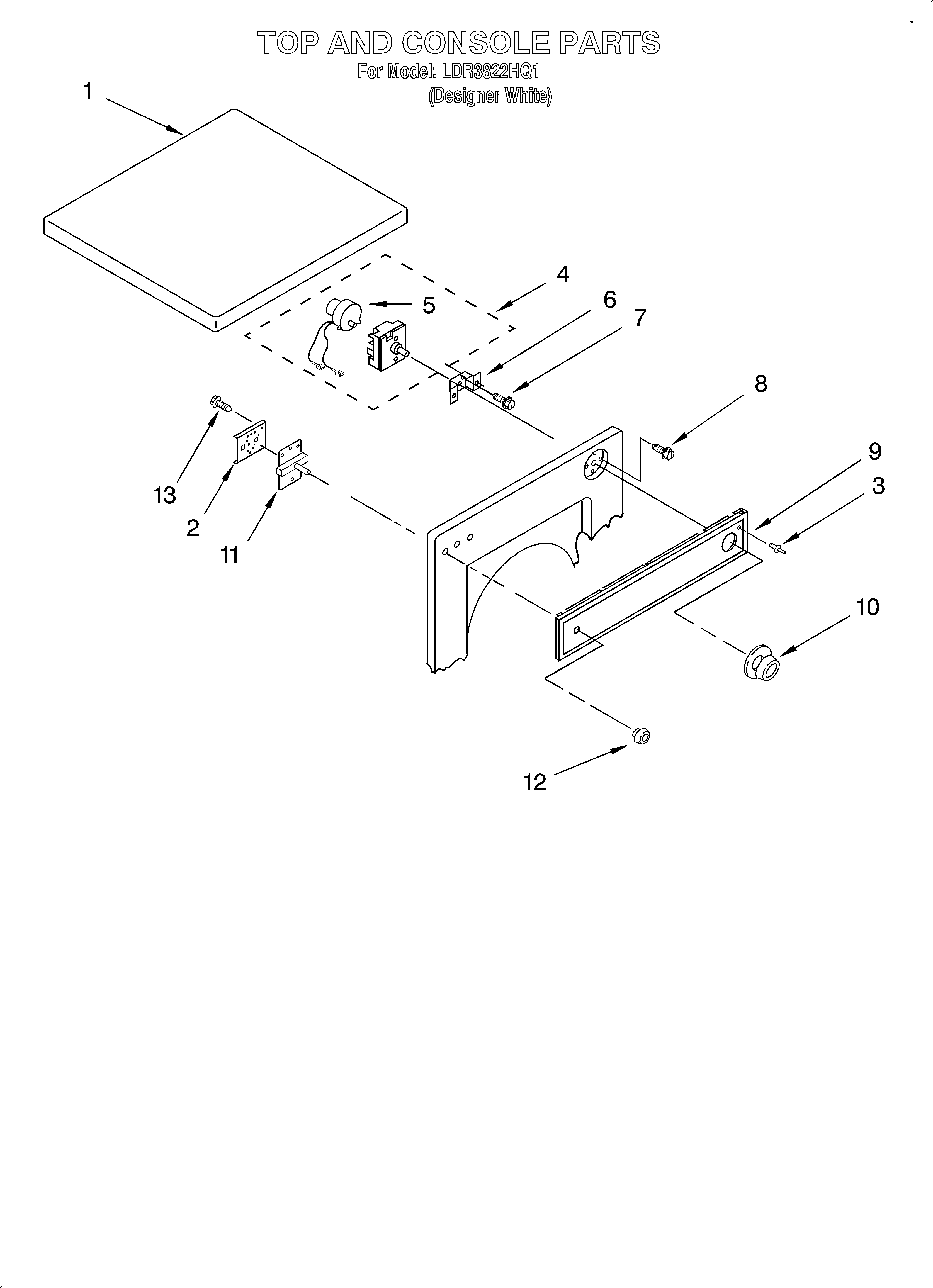 Top and console