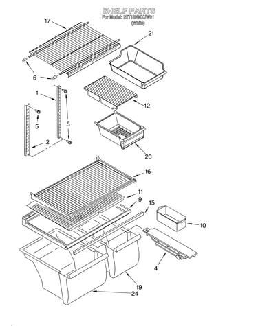 Shelf/lit/optional