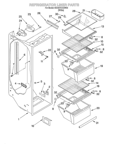 Refrigerator liner