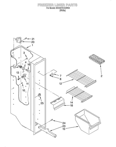 Freezer liner