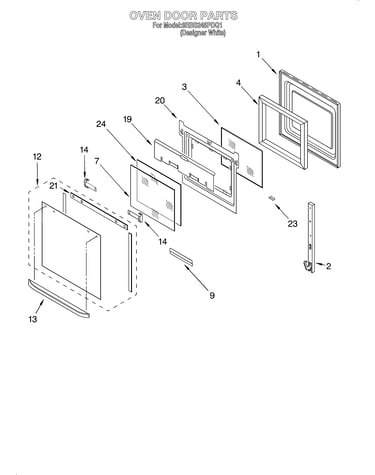 Oven door