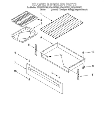 Drawer and broiler