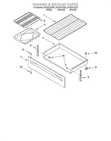 Drawer and broiler