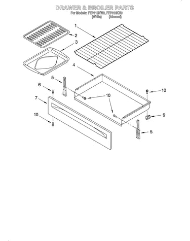 Drawer and broiler