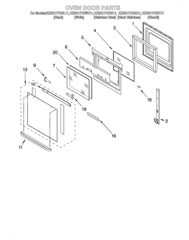 Oven door