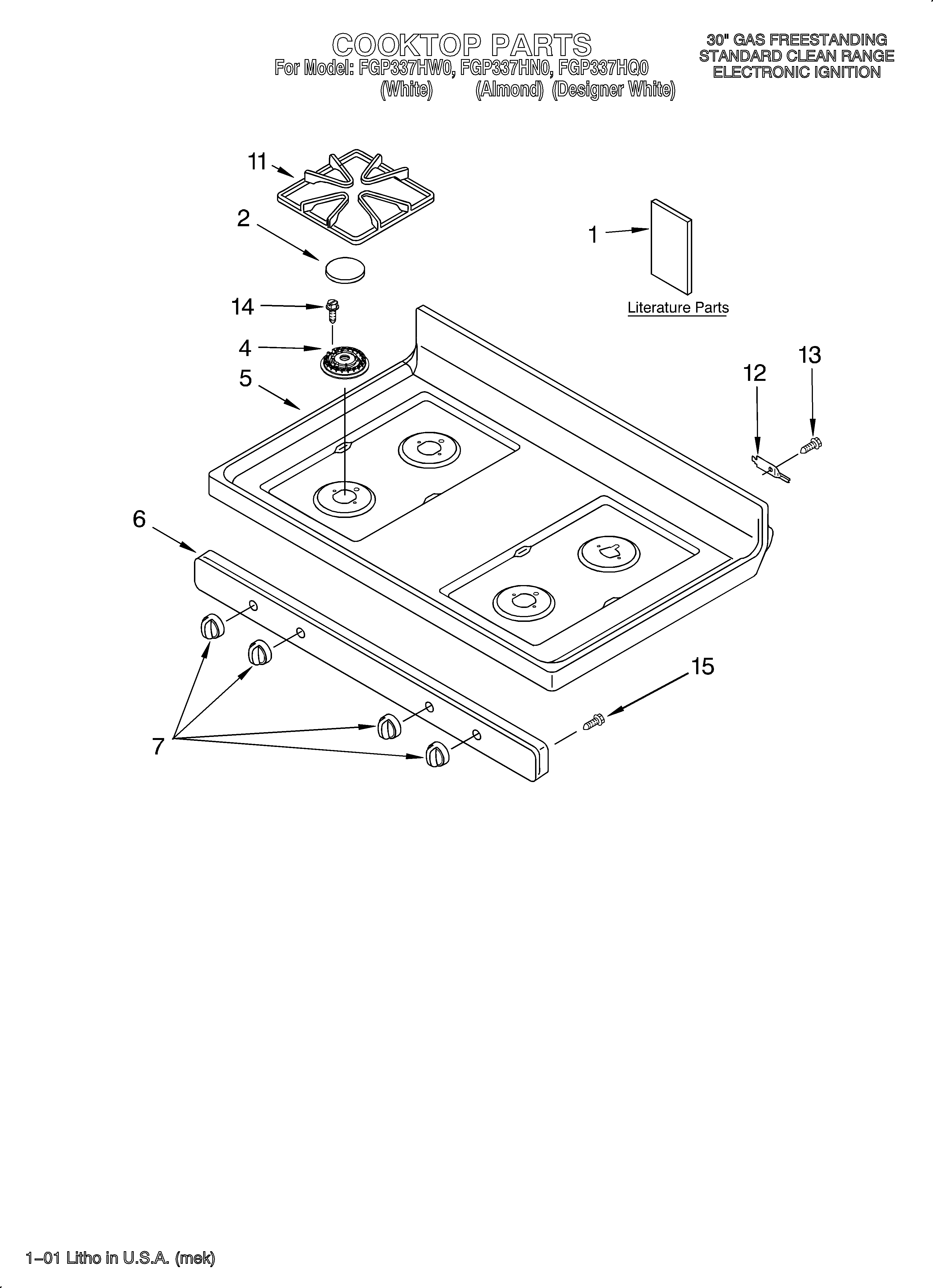 Cooktop/literature