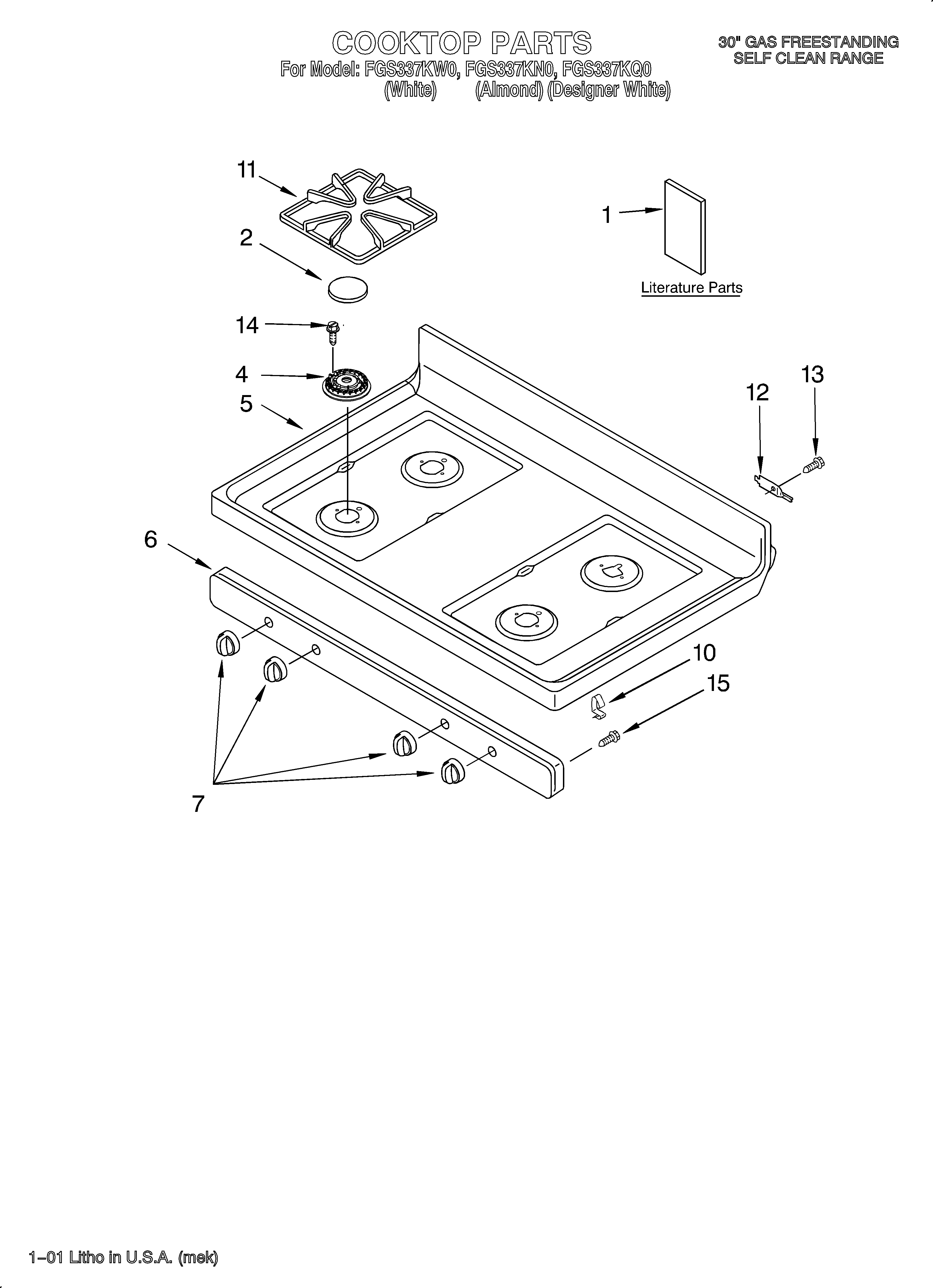 Cooktop/literature