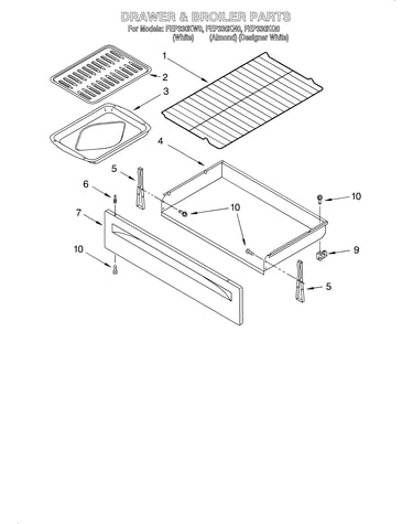 Drawer and broiler