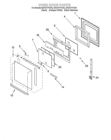 Oven door