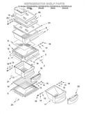Refrigerator shelf