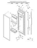 Refrigerator door