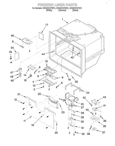 Freezer liner