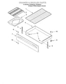 Drawer & broiler/lit/optional