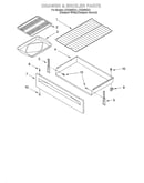 Drawer and broiler/optional