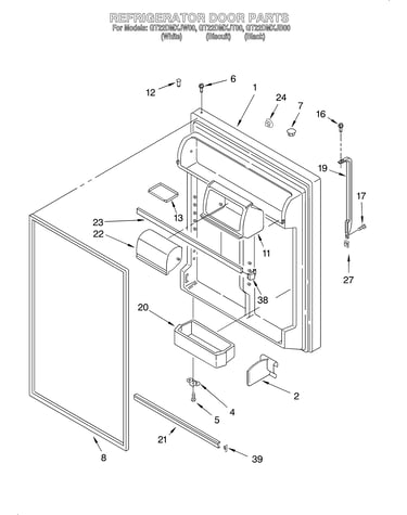 Refrigerator door