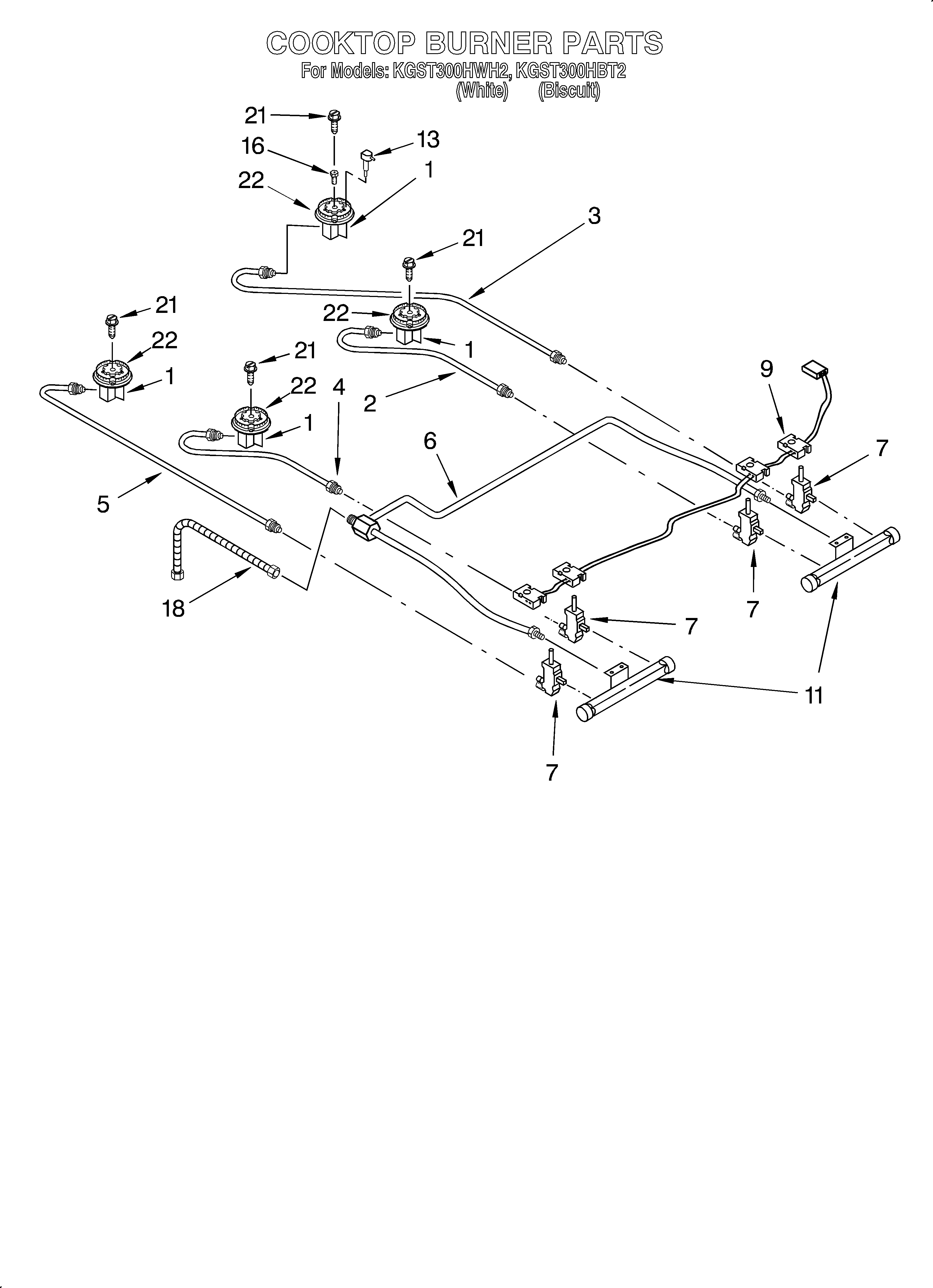 Cooktop burner