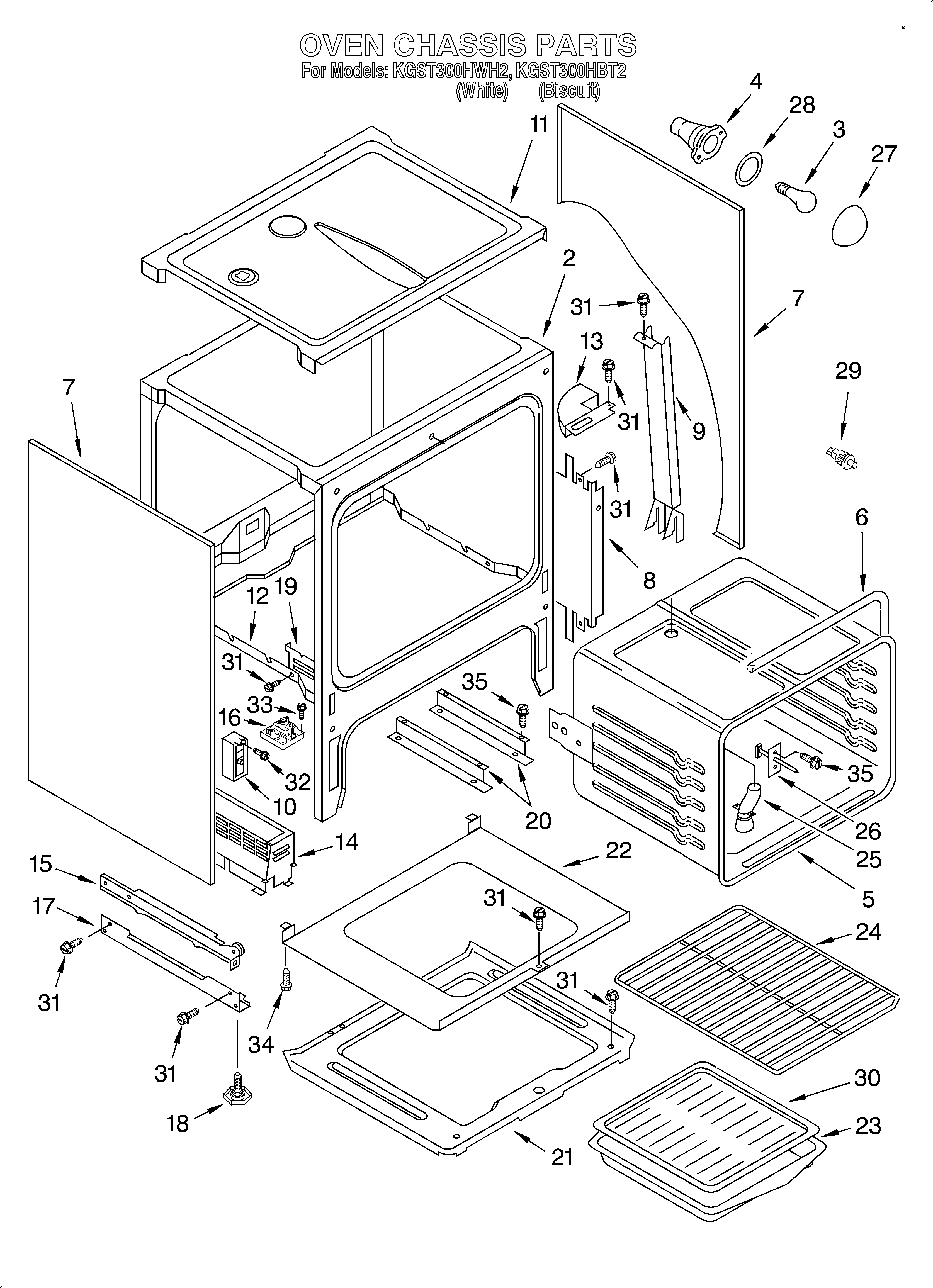 Oven chassis