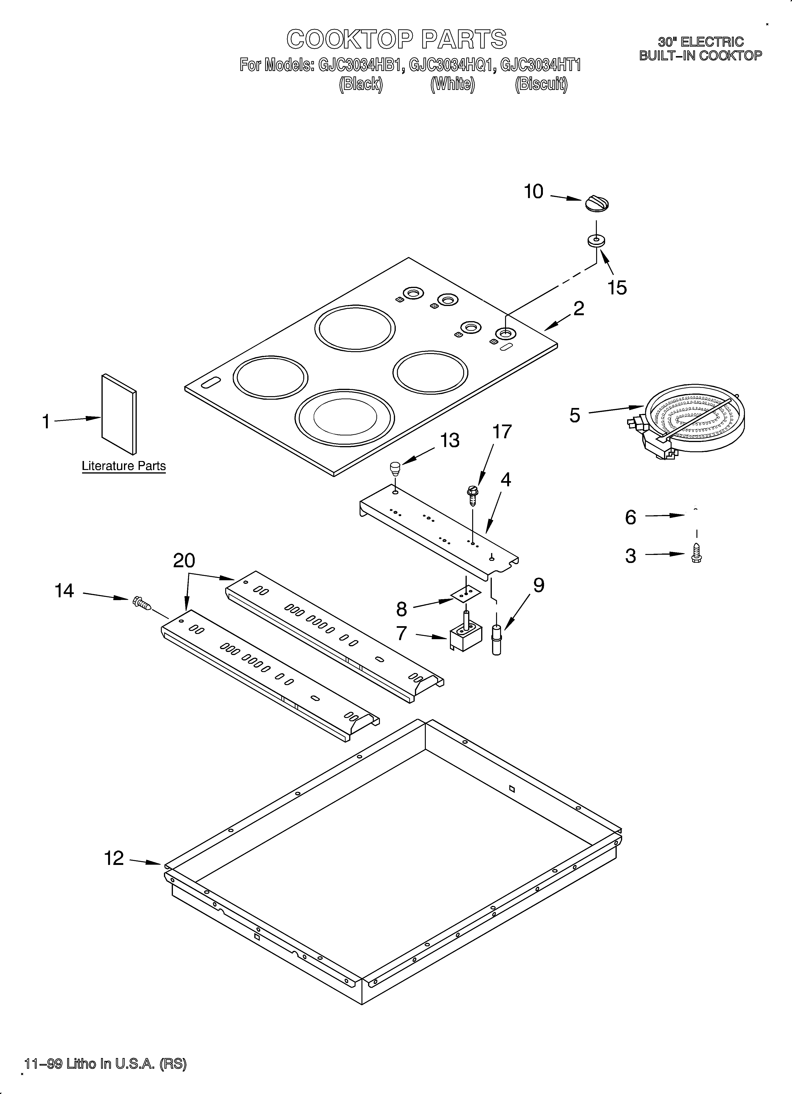 Cooktop/literature