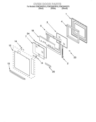Oven door