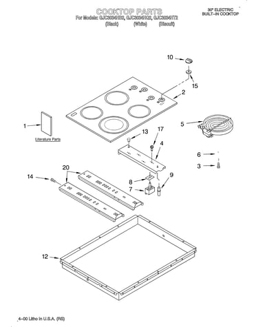 Cooktop/literature