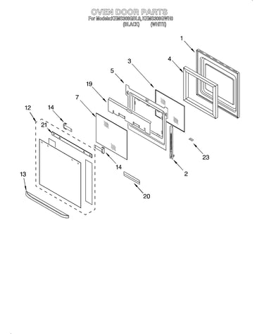 Oven door