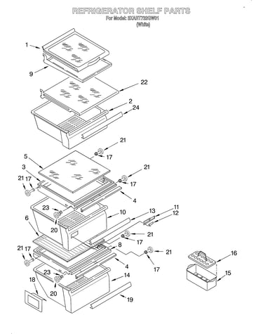Refrigerator shelf