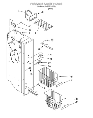 Freezer liner
