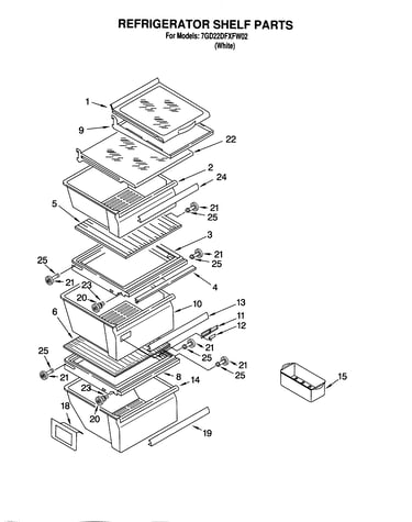 Refrigerator shelf