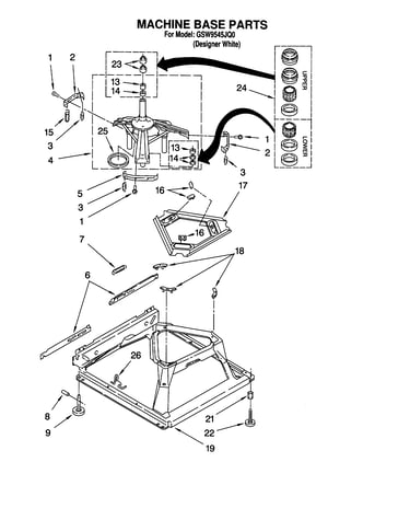 Machine base