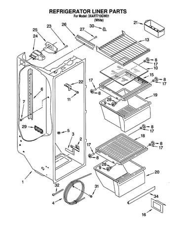 Refrigerator liner