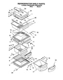 Refrigerator shelf