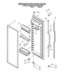 Refrigerator door