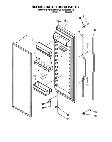 Refrigerator door