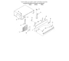 KitchenAid KBRC36MHW01 top grille and unit cover diagram