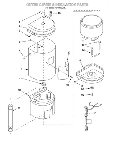 Outer cover and insulation/literature