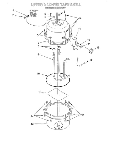 Upper and lower tank shell