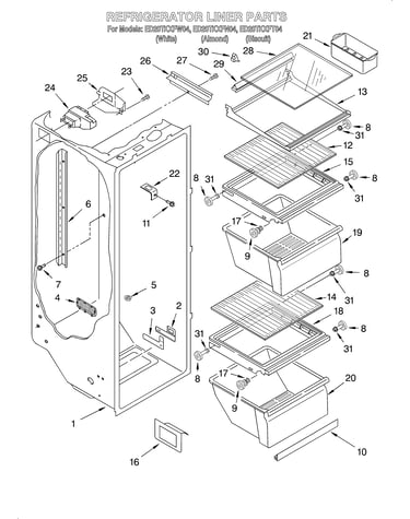 Refrigerator liner