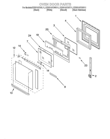 Oven door