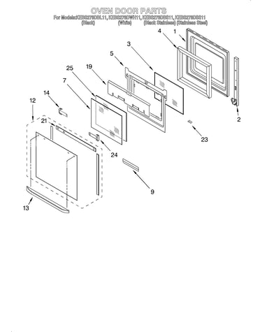Oven door