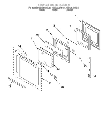 Oven door