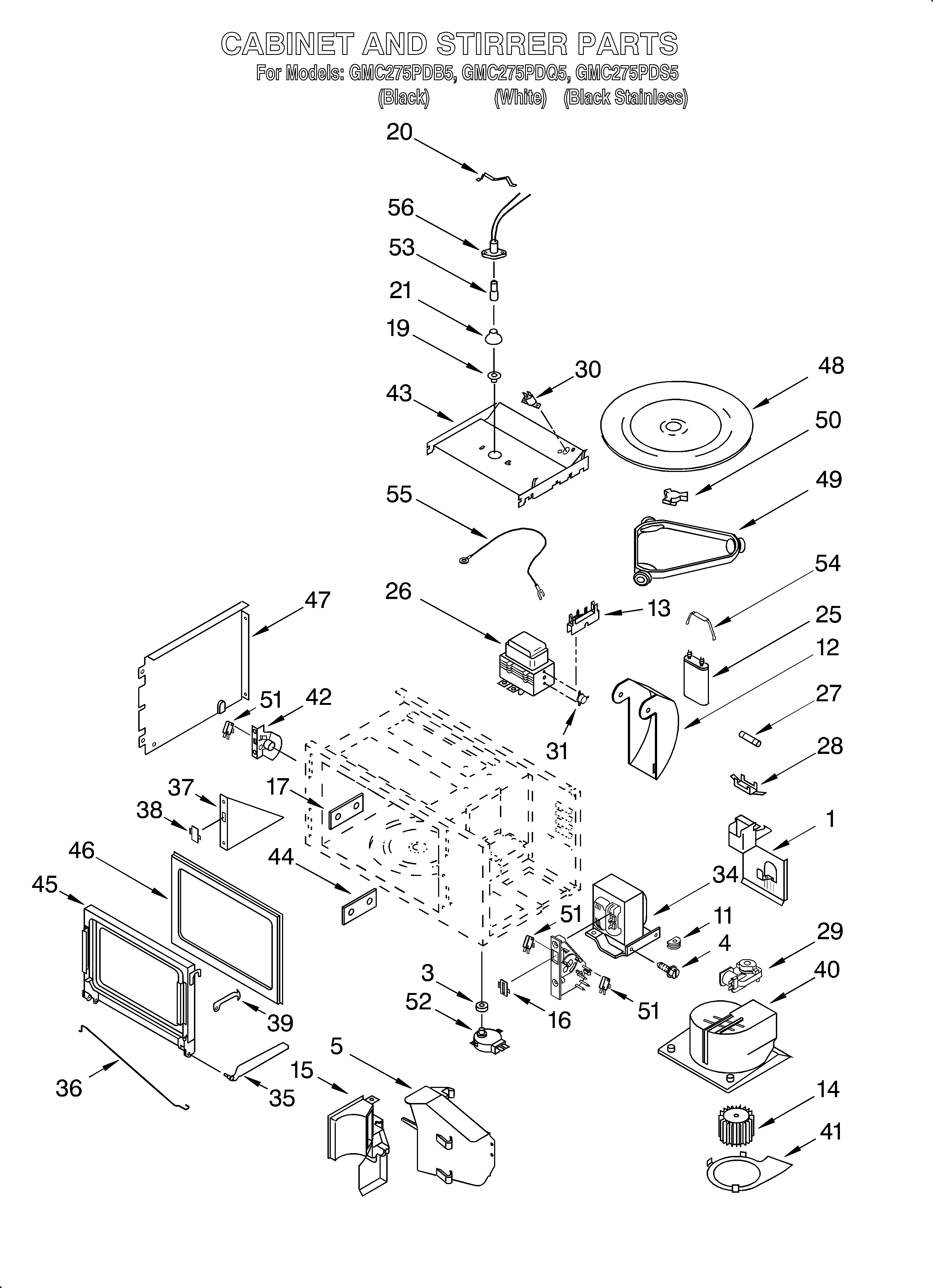 Cabinet and stirrer