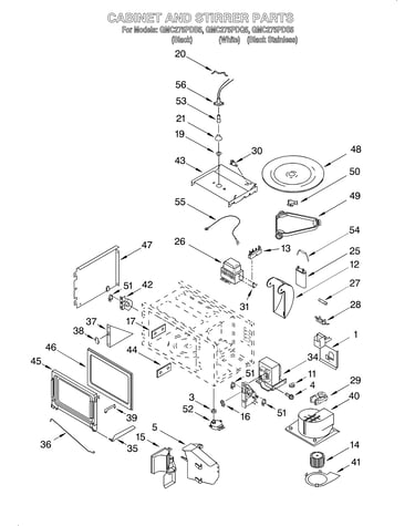 Cabinet and stirrer