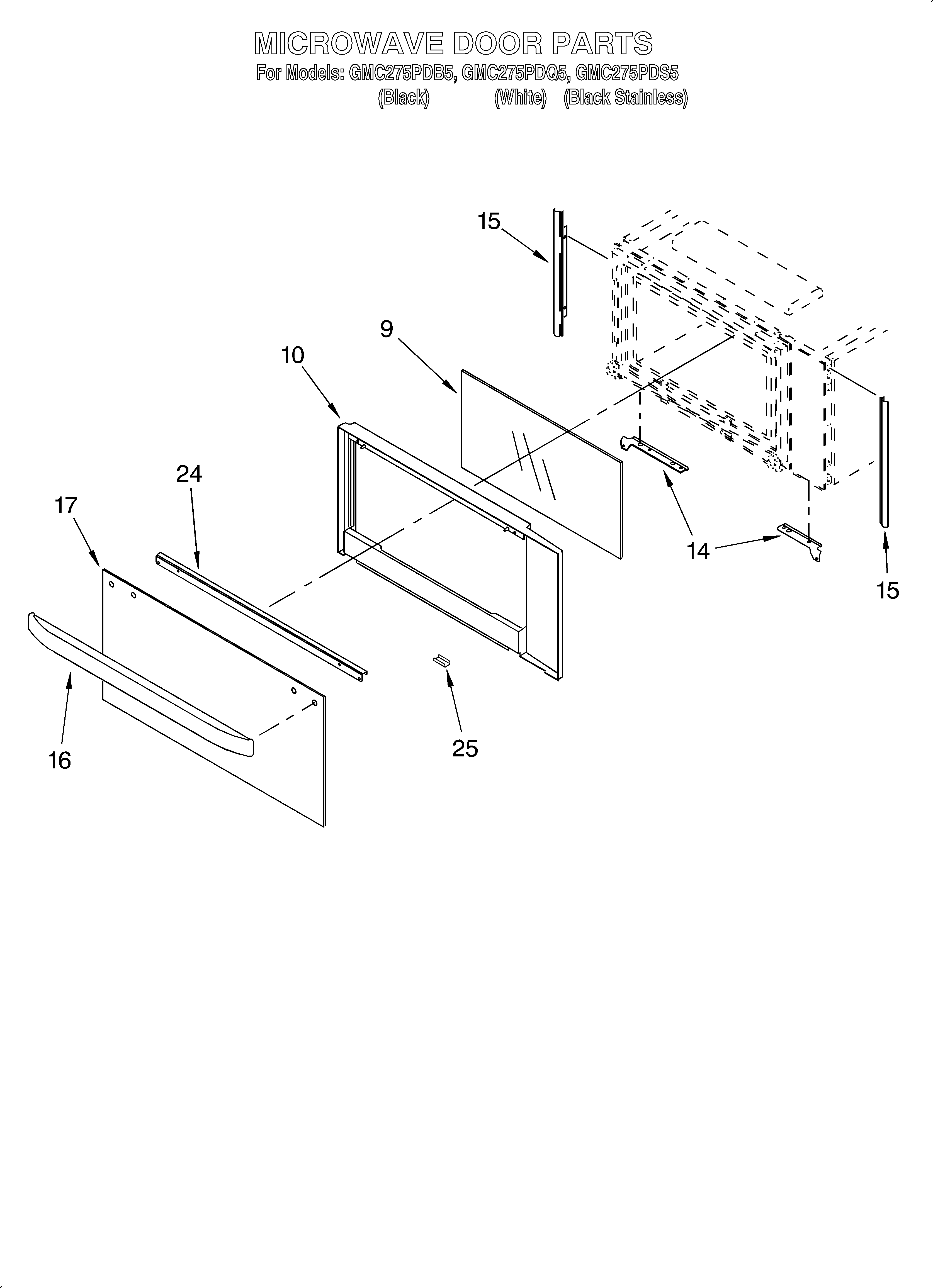 Microwave door