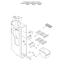 Whirlpool ED20TKXFT05 freezer liner diagram