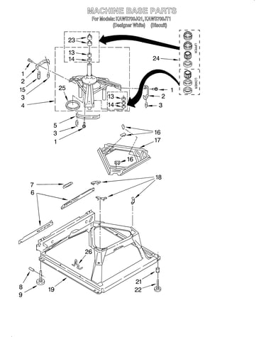 Machine base