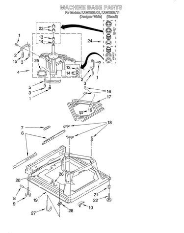 Machine base