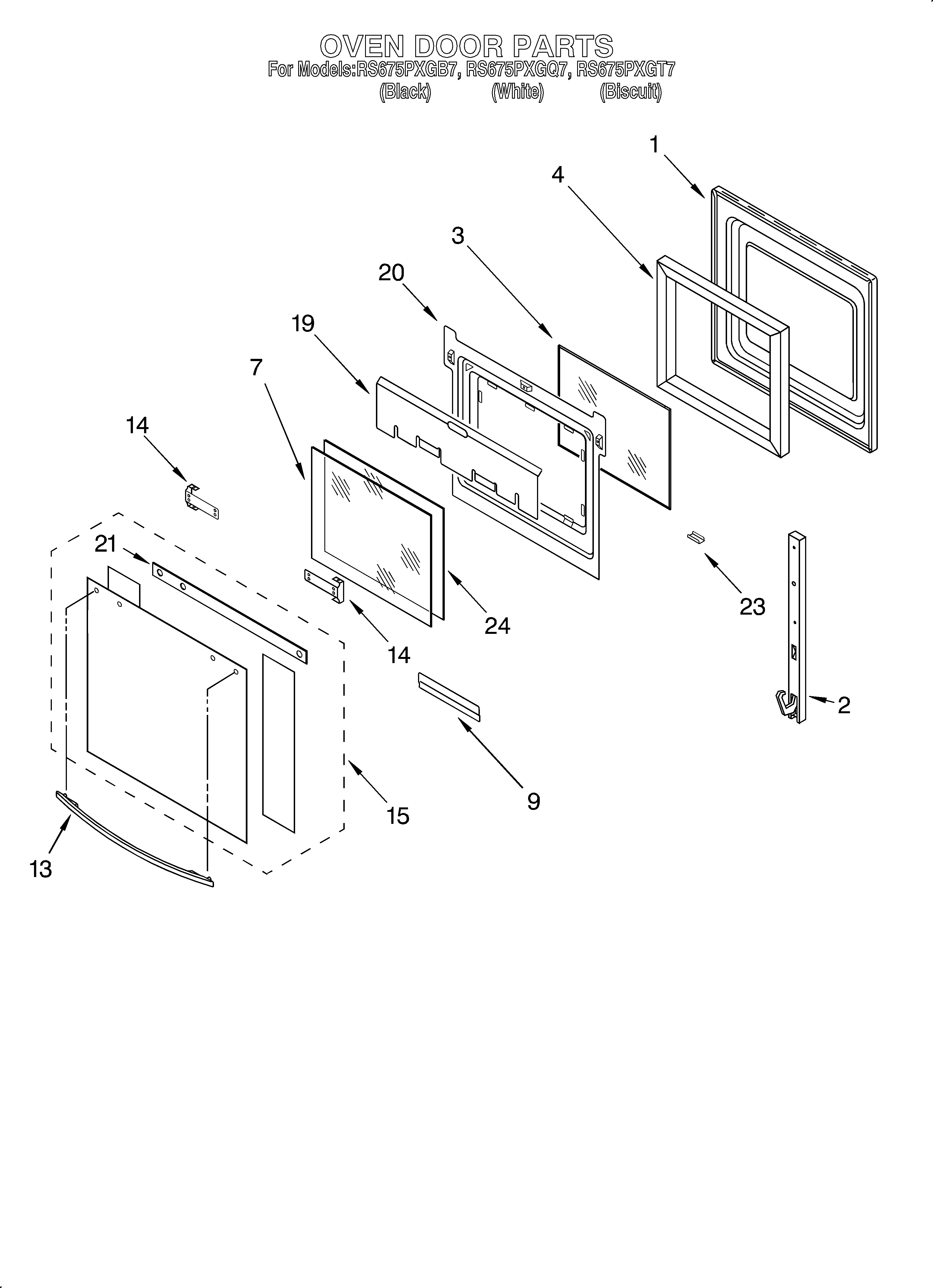 Oven door
