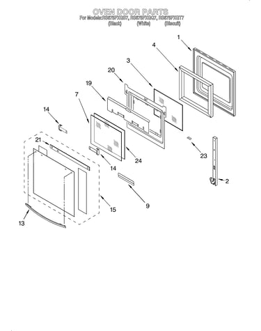 Oven door